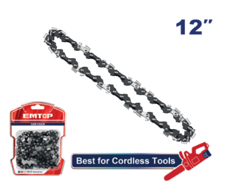 ProCut 3/8" Pitch Heavy-Duty Saw Chain, 57 Drive Links, Durable Steel for Gasoline Chainsaws